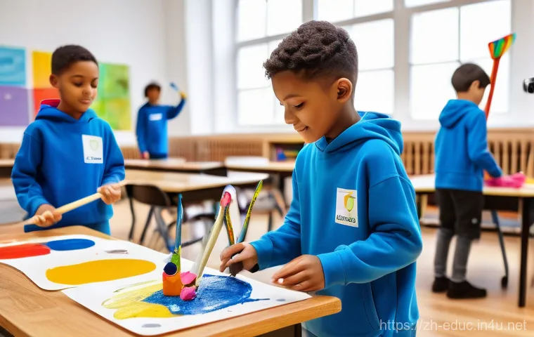 사교육 시장 분석 - **Prompt 1: The Flourishing of Holistic Education**
    An energetic and diverse group of children, ...